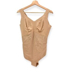 NWT Honeylove Tank Shaping Bodysuit in Sand - Women's Size 1X